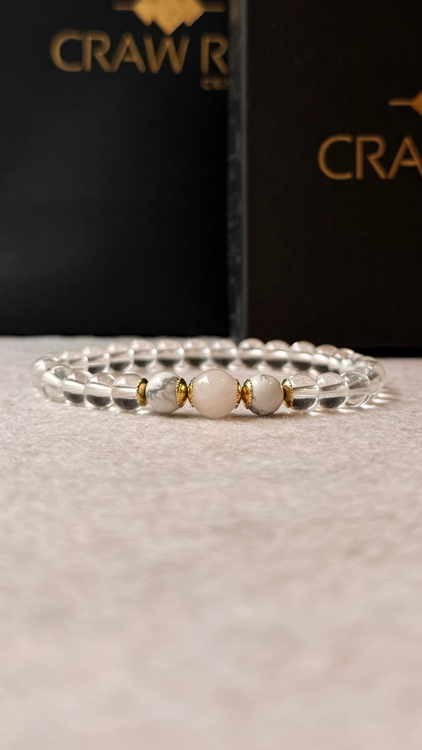 Quartzo Cristal, Howlita e Quartzo Rosa #UnoCR