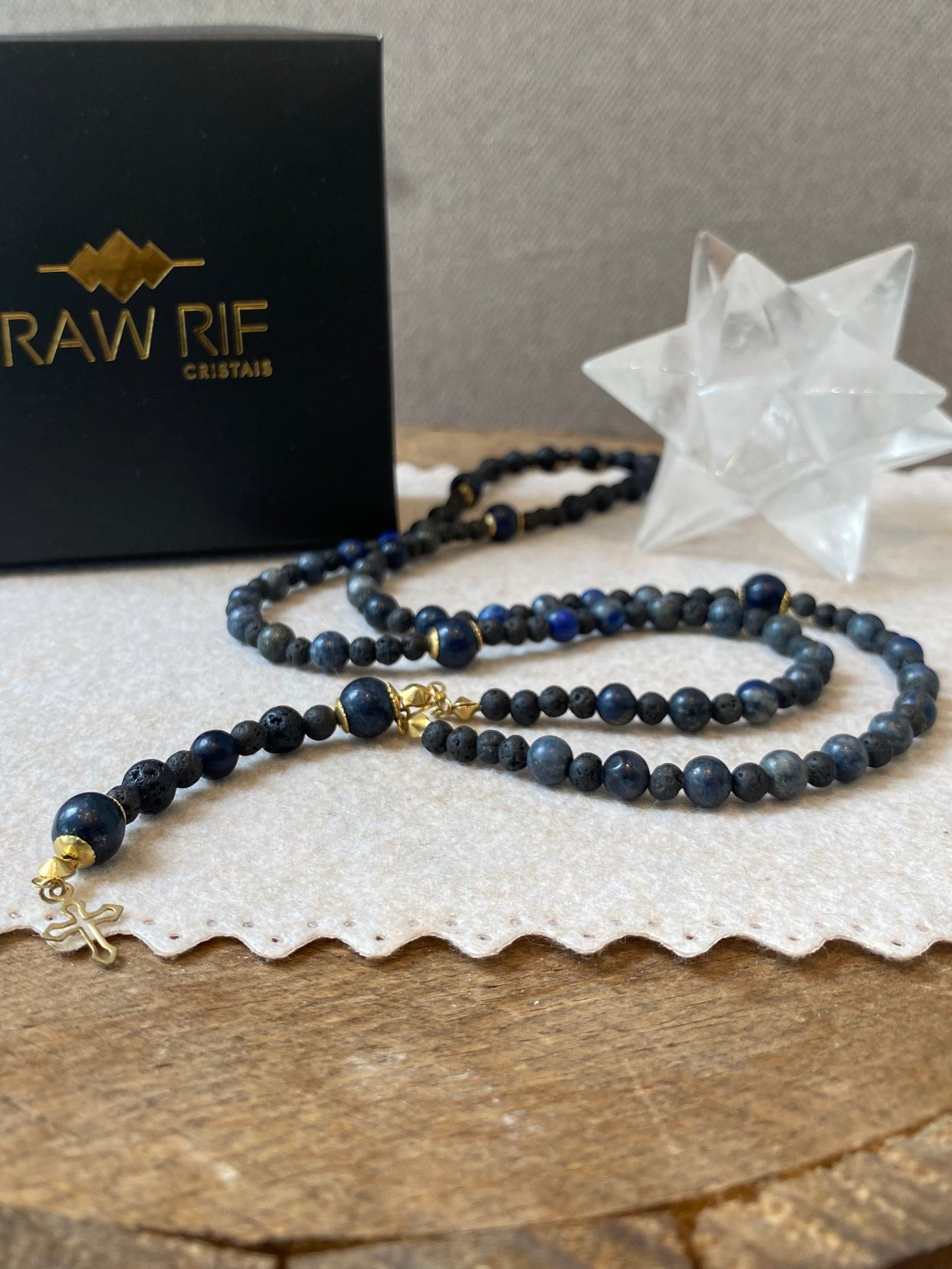 Lava Vulcânica e Lápis-Lazúli #TerçoCR