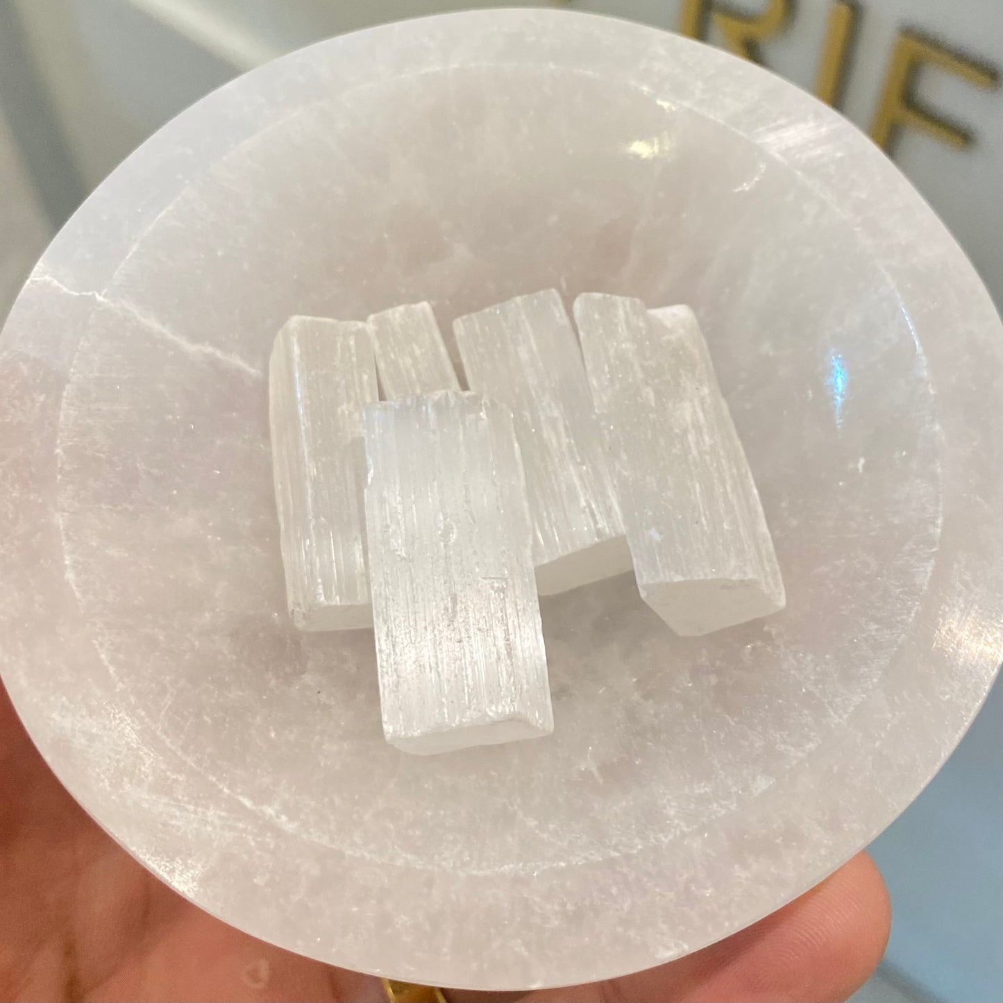 Pedra Bruta | Selenita Branca - Limpeza Energética, Purificação e Equilíbrio Espiritual