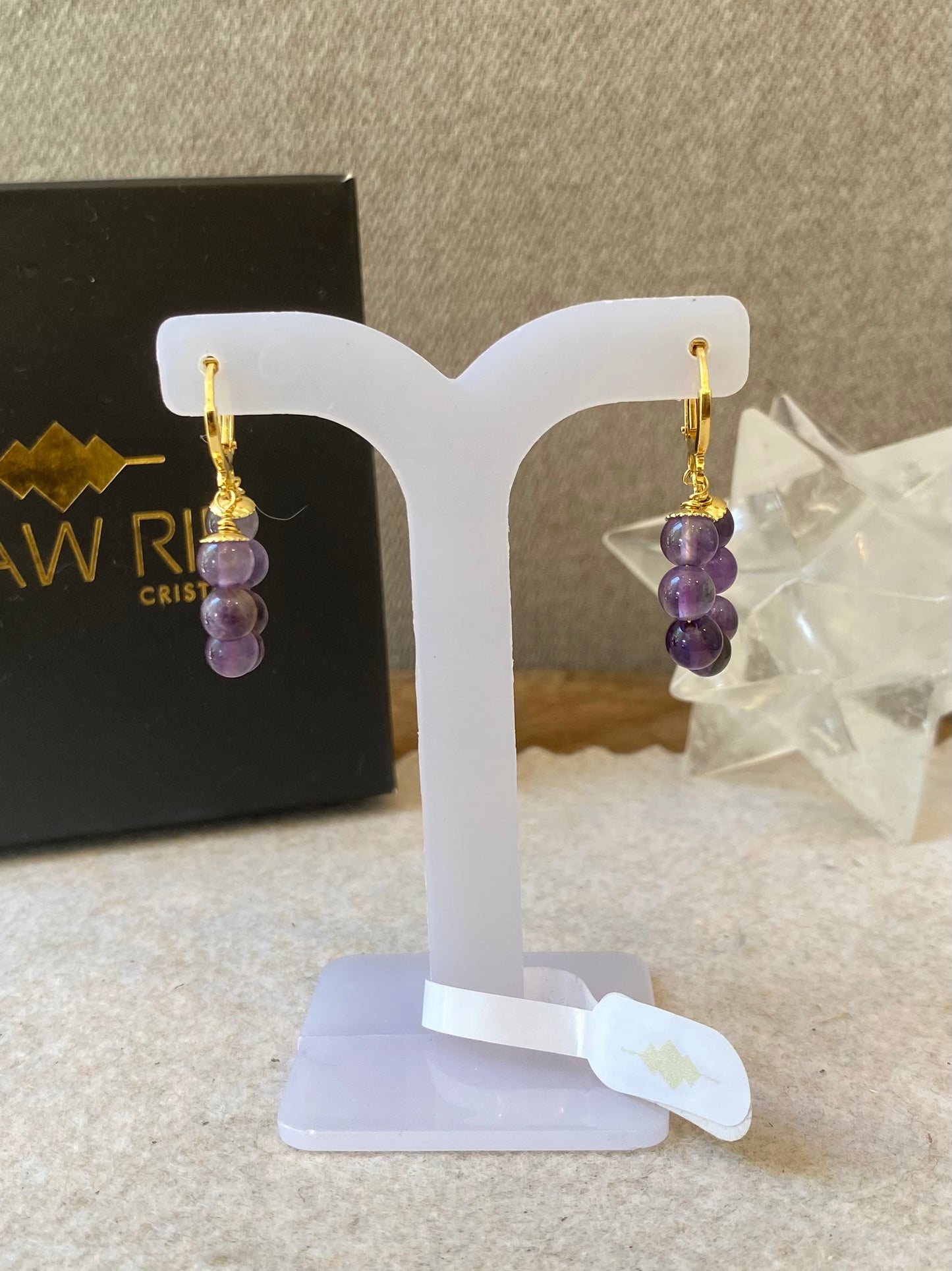 Ametista – Espiritualidade, Harmonia e Proteção (Banho Ouro 18K) #ConjuntoCR