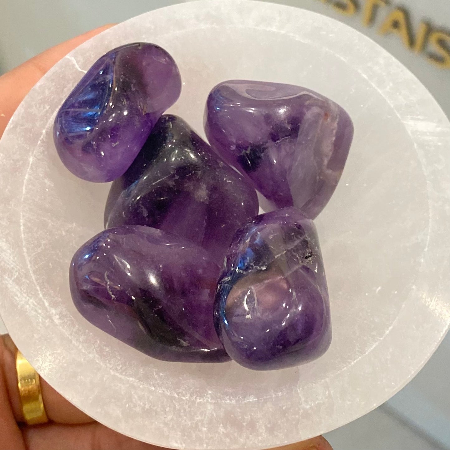 Pedra Rolada | Ametista - Espiritualidade, Harmonia e Proteção