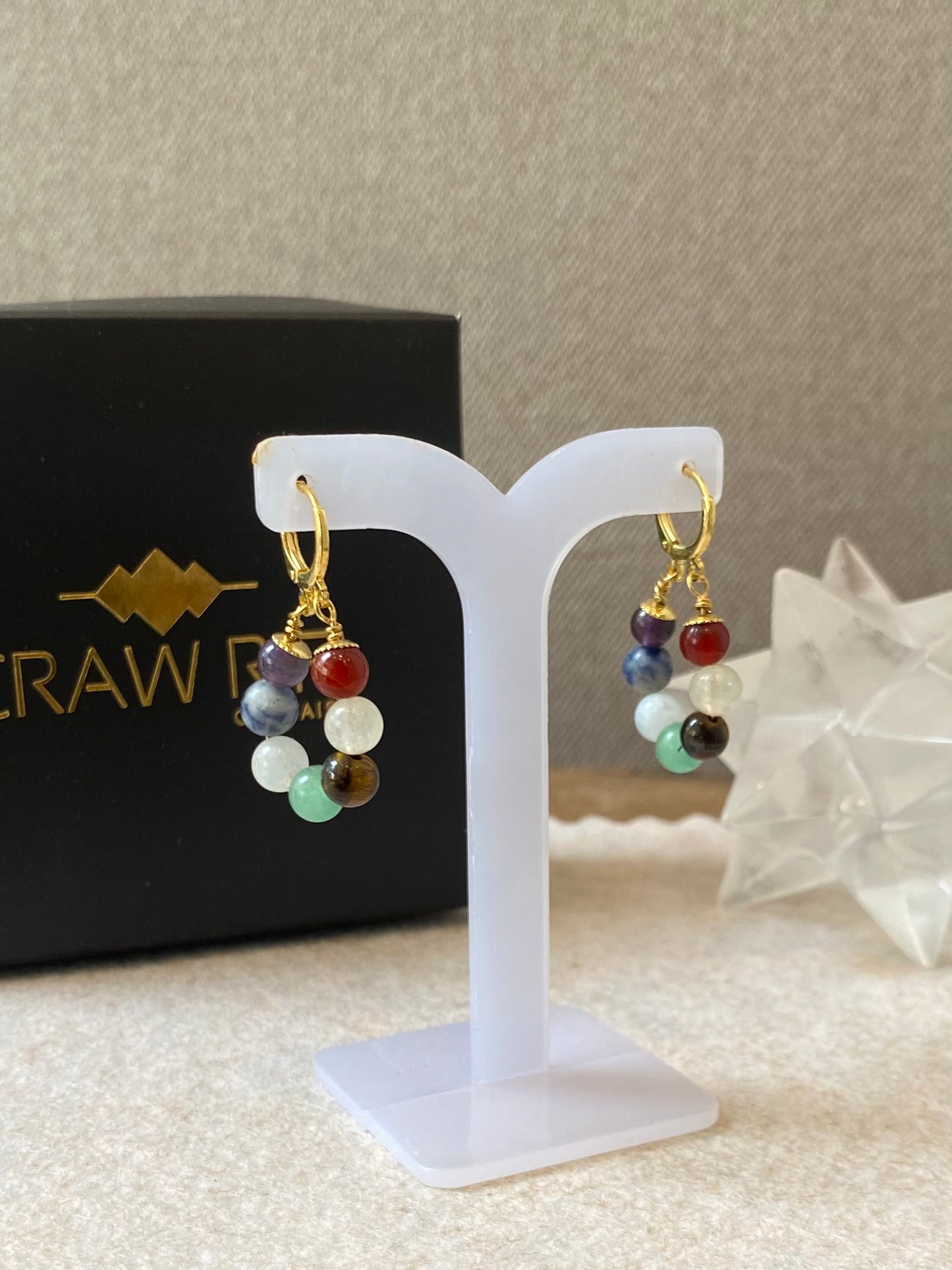 7 Chakras – Equilíbrio entre Mente, Corpo e Alma (Banho Ouro 18K) #BrincoGota