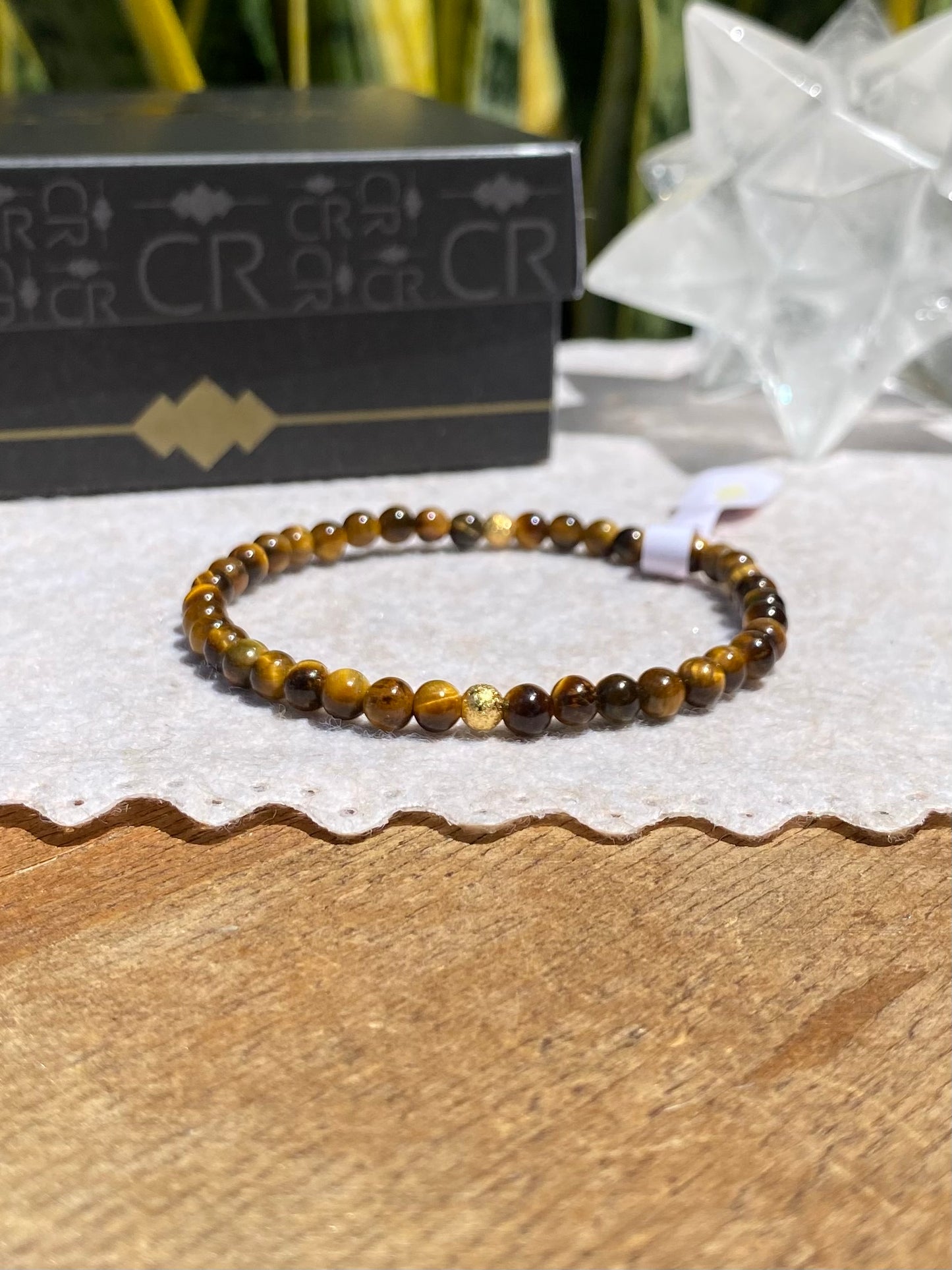 CR Line | Olho de Tigre – Proteção, Clareza e Prosperidade (Banho Ouro 18K)