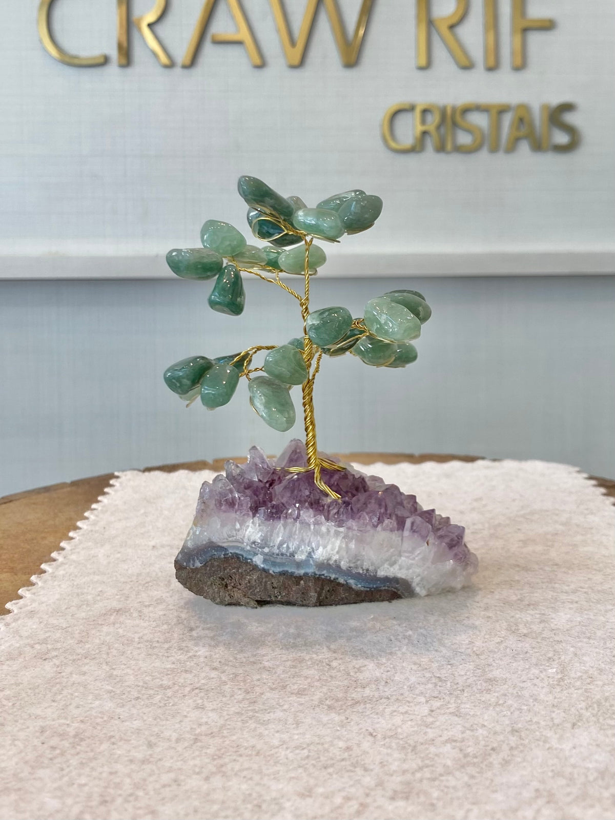 Árvore da Vida | Quartzo Verde — Saúde e Bem-estar (10cm)