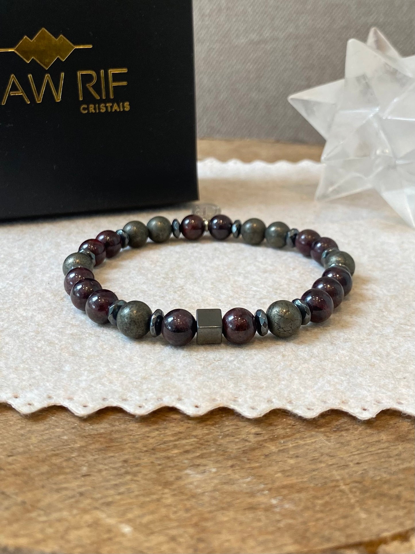 Pedra Granada, Pirita e Hematita #FortCR