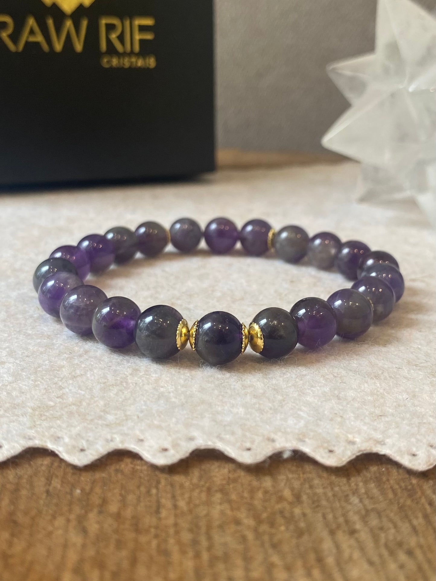 CR Golden | Ametista – Espiritualidade e Harmonia (Banho Ouro 18K)