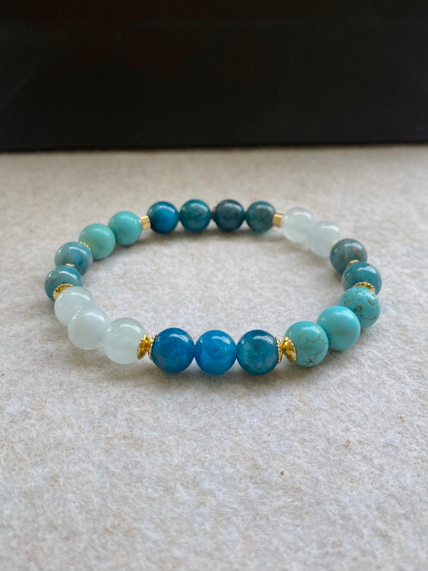 Água Marinha • Apatita Azul • Turquesa Azul | Equilíbrio & Boa Sorte