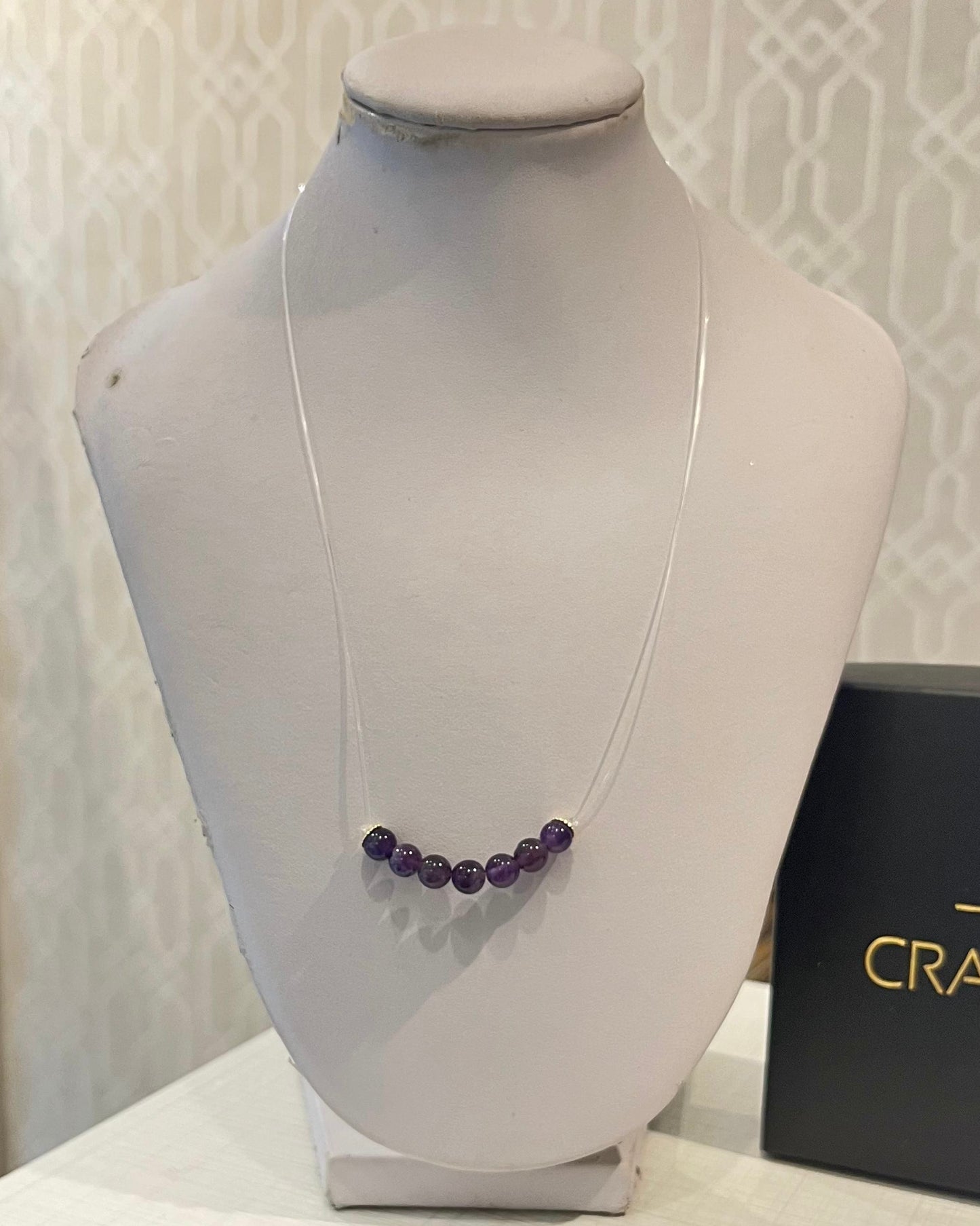 CR Ponto de Luz | Colar Ametista – Harmonia, Espiritualidade e Proteção (Banho Ouro 18K)