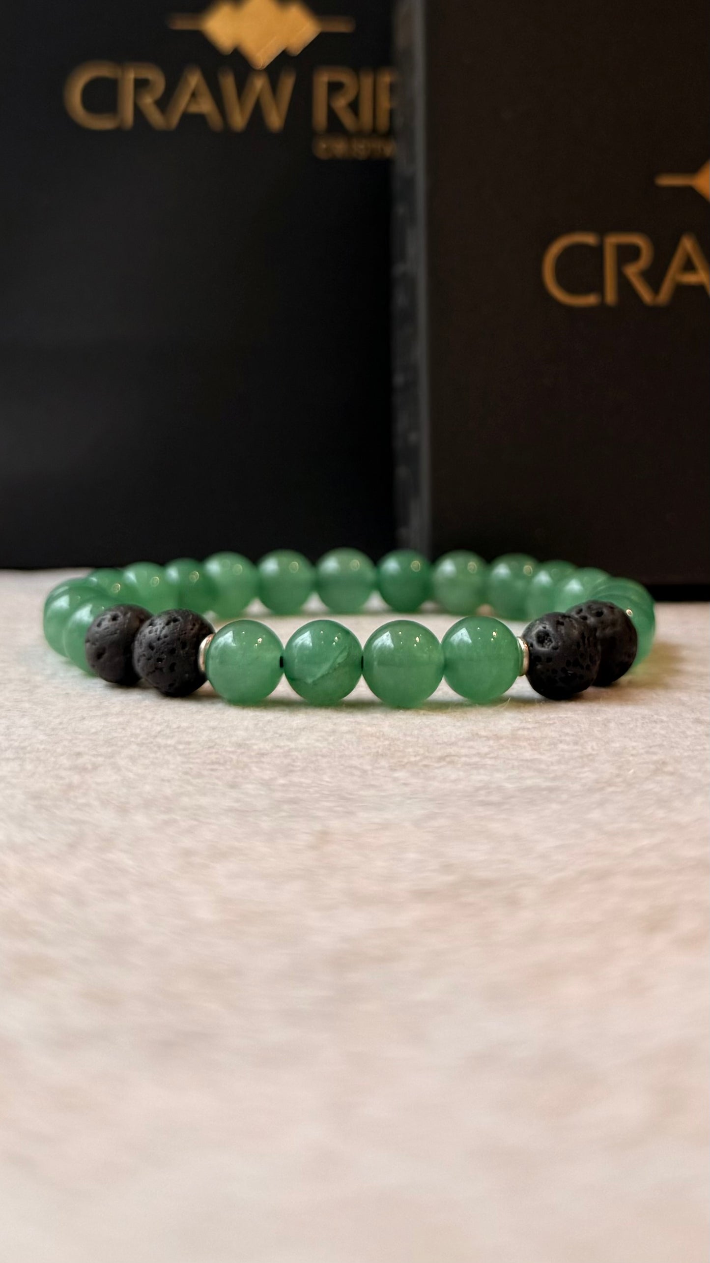 Quartzo Verde • Lava Vulcânica | Saúde & Proteção