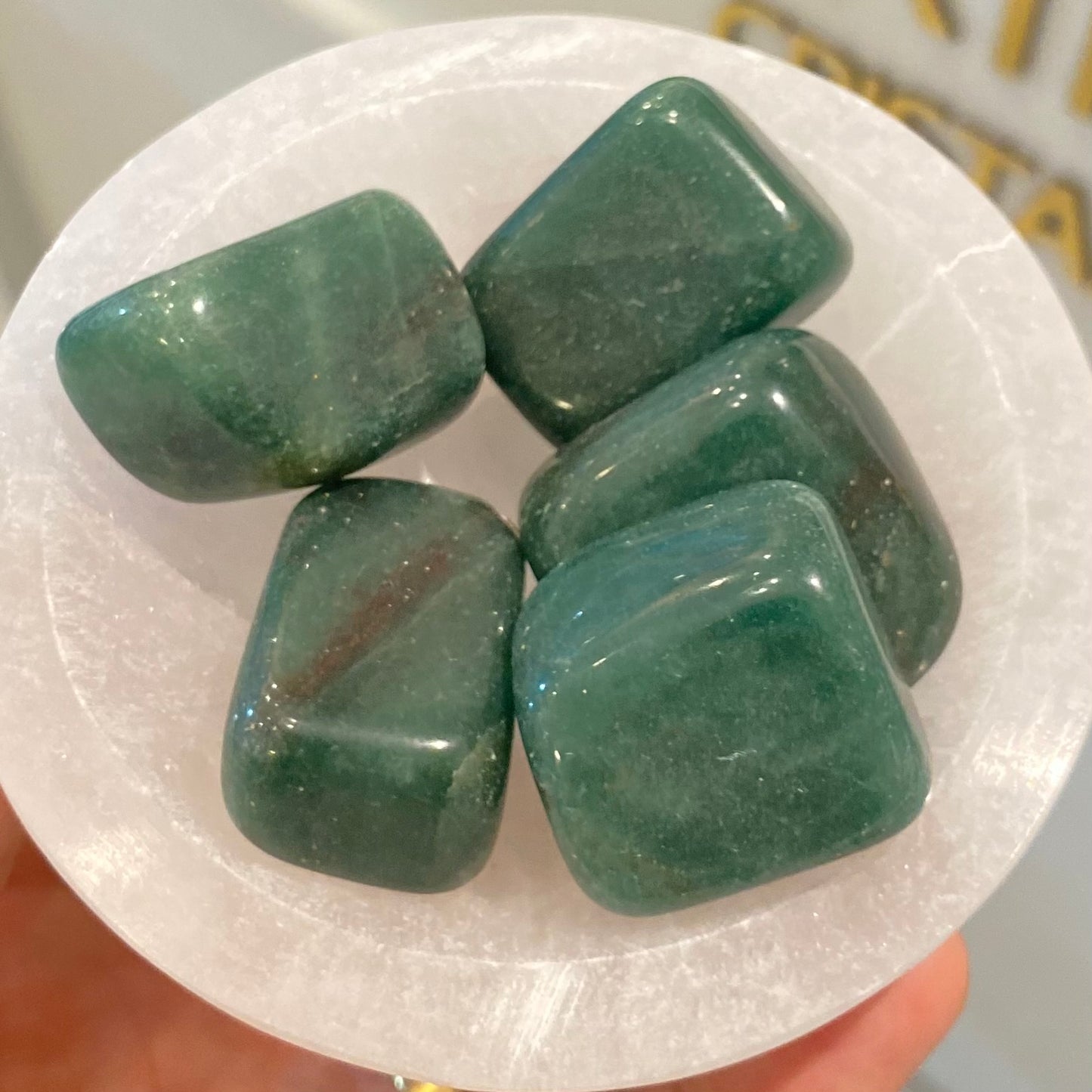 Pedra Rolada | Quartzo Verde - Saúde, Bem-estar e Equilíbrio