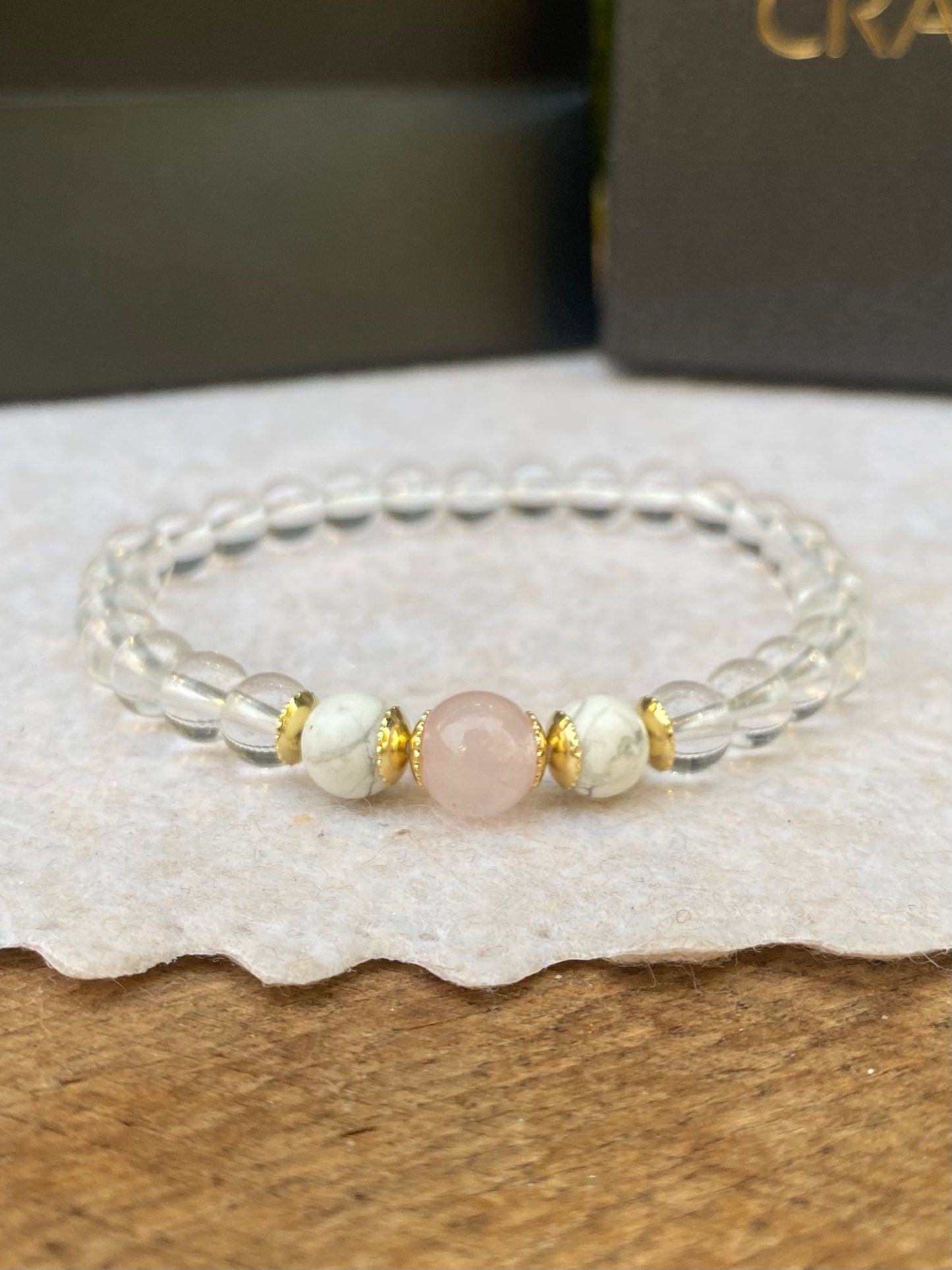Quartzo Cristal, Howlita e Quartzo Rosa #UnoCR
