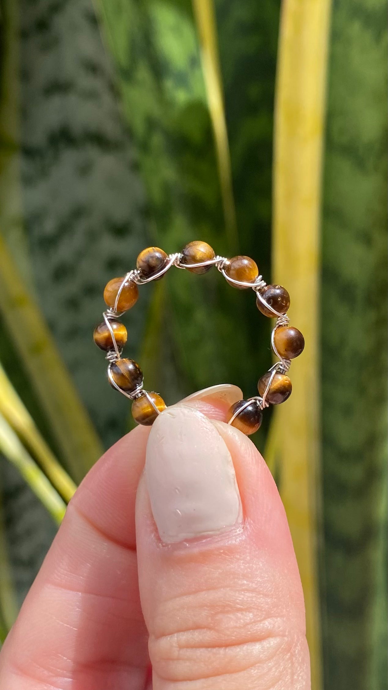 Anel de Olho de Tigre