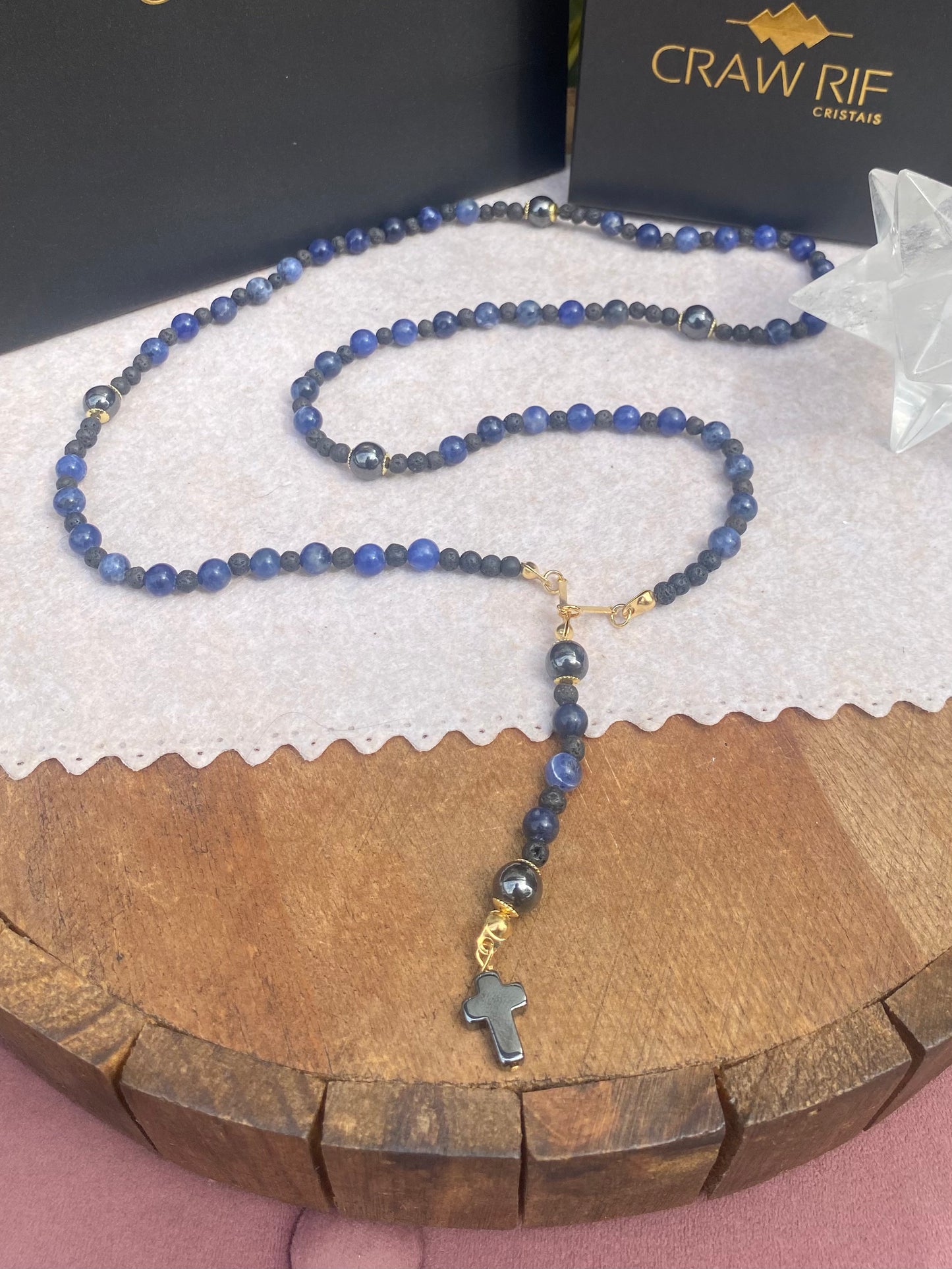 Sodalita, Lava Vulcânica e Hematita #TerçoCR