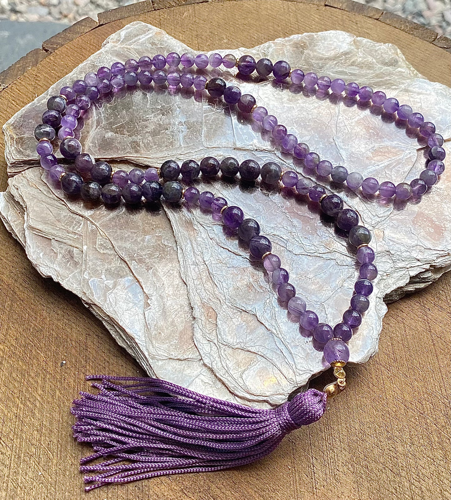 Japamala Ametista – Espiritualidade, Harmonia e Proteção