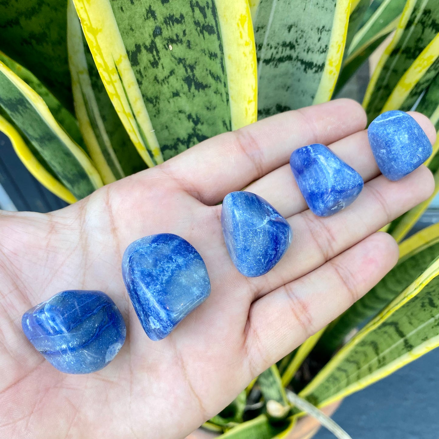 Pedra Rolada | Quartzo Azul - Calmaria, Clareza e Equilíbrio Emocional