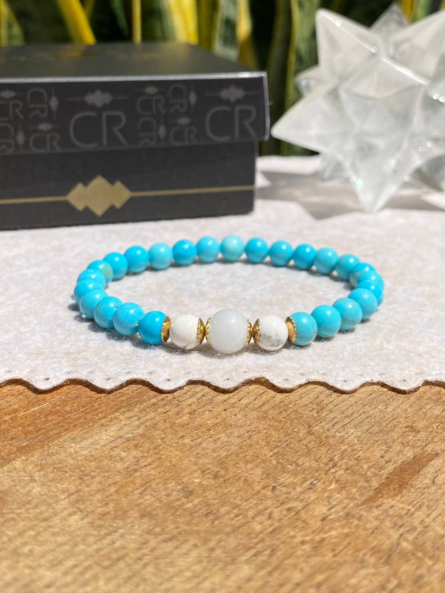 Turquesa Azul, Howlita e Água Marinha #UnoCR