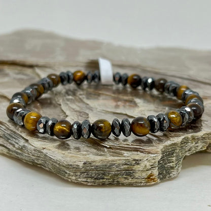 CR Essentials | Hematita Discos e Olho de Tigre – Proteção, Coragem e Positividade