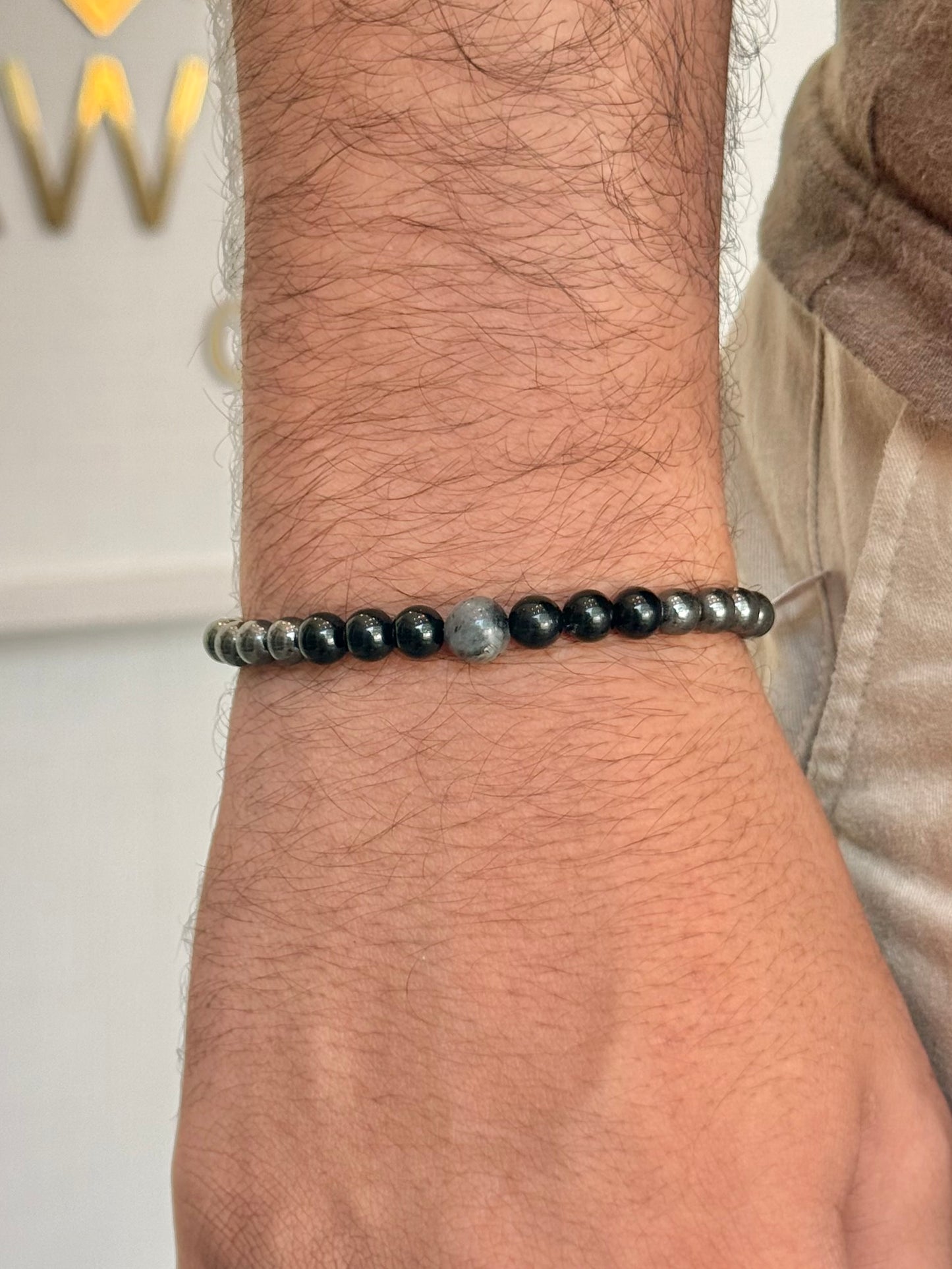 CR Essentials | Hematita, Turmalina Negra e Labradorita – Proteção, Coragem e Controle Mental