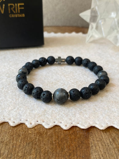 Lava Vulcânica e Labradorita #FaithCR