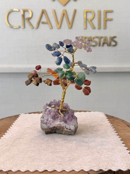 Árvore da Vida | 7 Chakras — Equilíbrio Emocional (14cm)