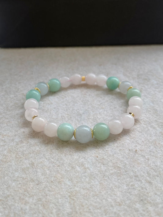 Quarzto Rosa • Amazonita • Água Marinha | Amor & Equilíbrio