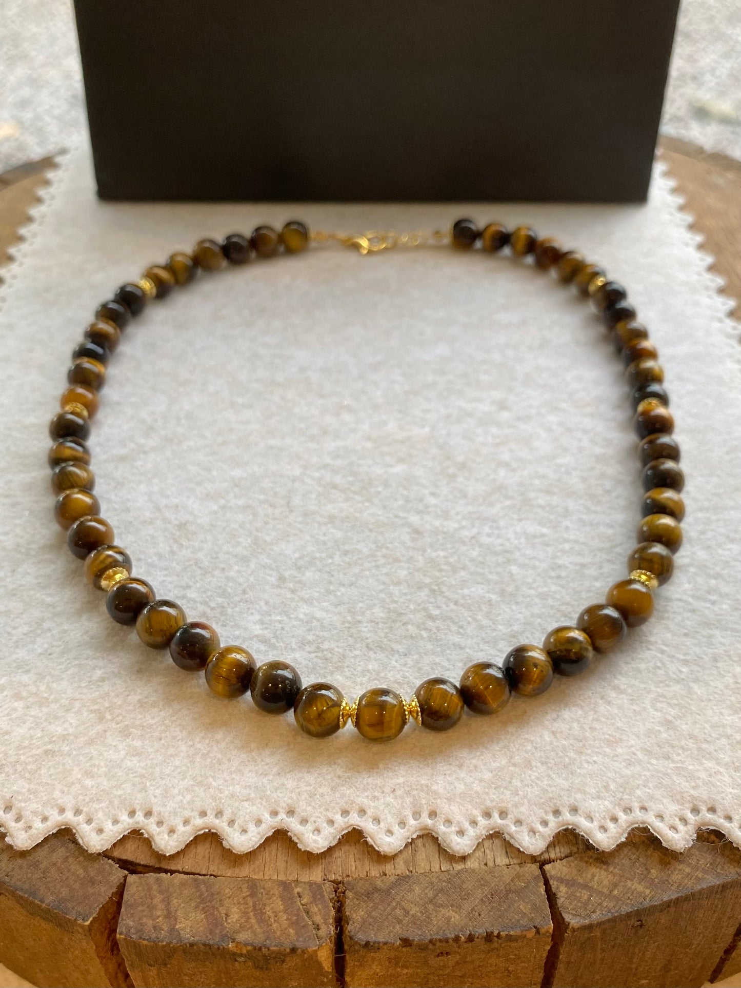 Conjunto CR Grace | Olho de Tigre — Proteção e Positividade (Banho Ouro 18K)