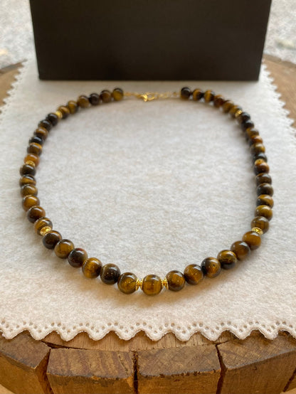 Conjunto CR Grace | Olho de Tigre — Proteção e Positividade (Banho Ouro 18K)