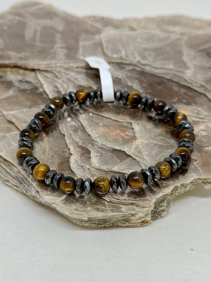 CR Essentials | Hematita Discos e Olho de Tigre – Proteção, Coragem e Positividade