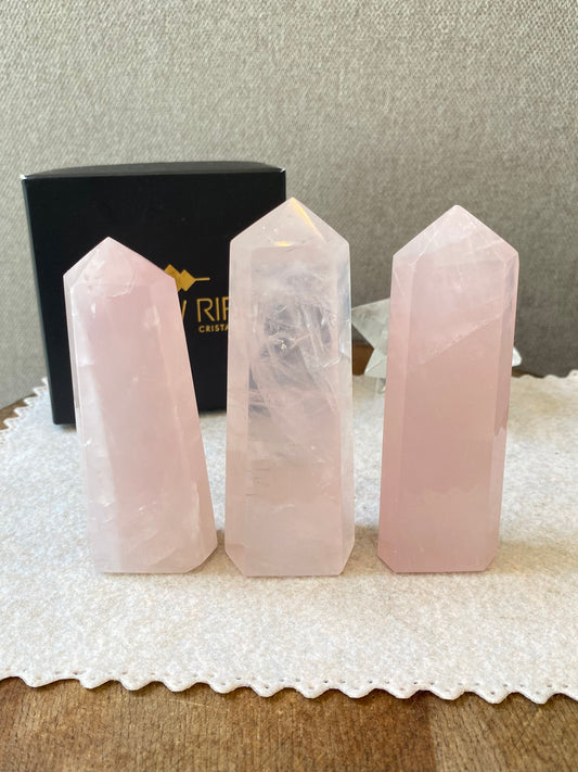 Ponta de Quartzo Rosa – Paz, Amor e Autoestima