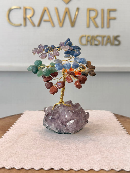 Árvore da Vida | 7 Chakras — Equilíbrio Emocional (14cm)