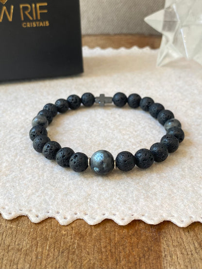 Lava Vulcânica e Labradorita #FaithCR