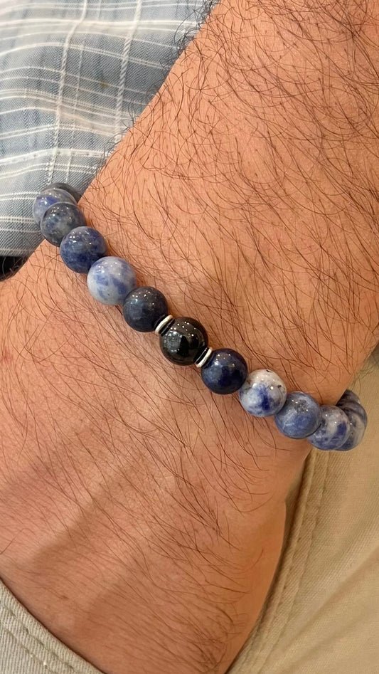 Sodalita • Lápis-Lazúli • Turmalina Negra | Foco & Sabedoria