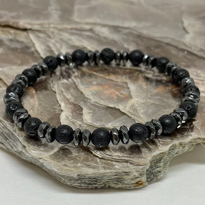 Lava Vulcânica e Hematita – Proteção, Coragem e Força Pessoal #EssentialsCR