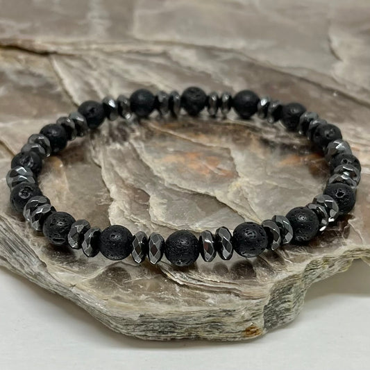 Lava Vulcânica e Hematita – Proteção, Coragem e Força Pessoal #EssentialsCR