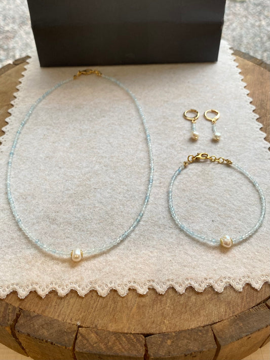 Kit Equilíbrio | Água Marinha • Pérola
