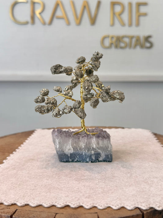 Árvore da Vida | Pirita — Prosperidade e Crescimento (12cm)