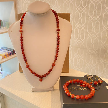 Cornalina – Vitalidade, Motivação e Criatividade (Banho Ouro 18K) #ConjuntoCR