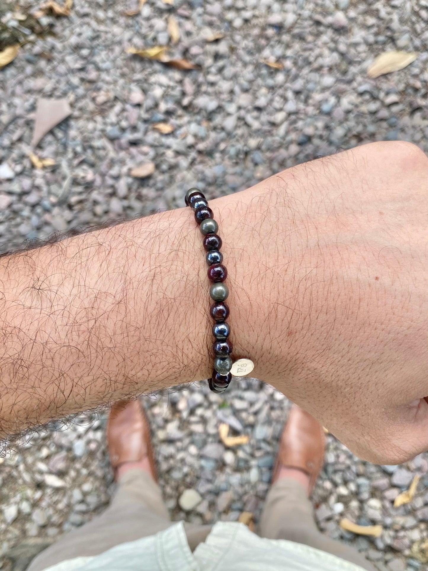 CR Trisoul | Pirita, Granada e Hematita – Prosperidade, Determinação e Coragem (Prata 950)