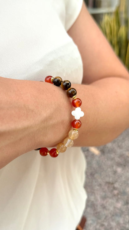 Cornalina • Olho de Tigre • Quartzo Rutilado | Vitalidade & Proteção