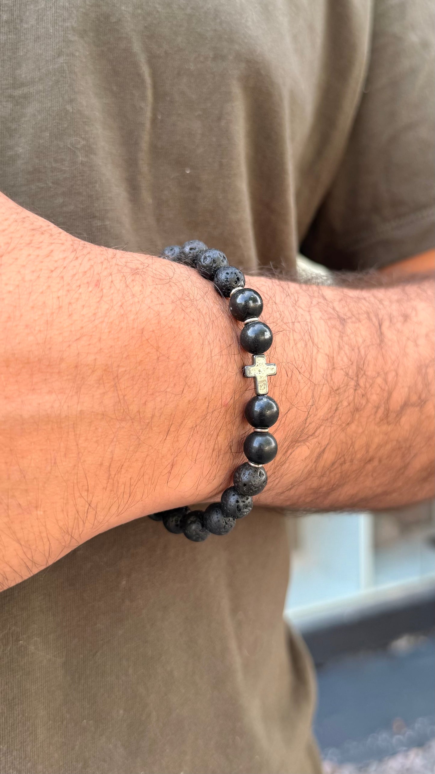 Lava Vulcânica • Obsidiana Flocos de Neve | Escudo Energético