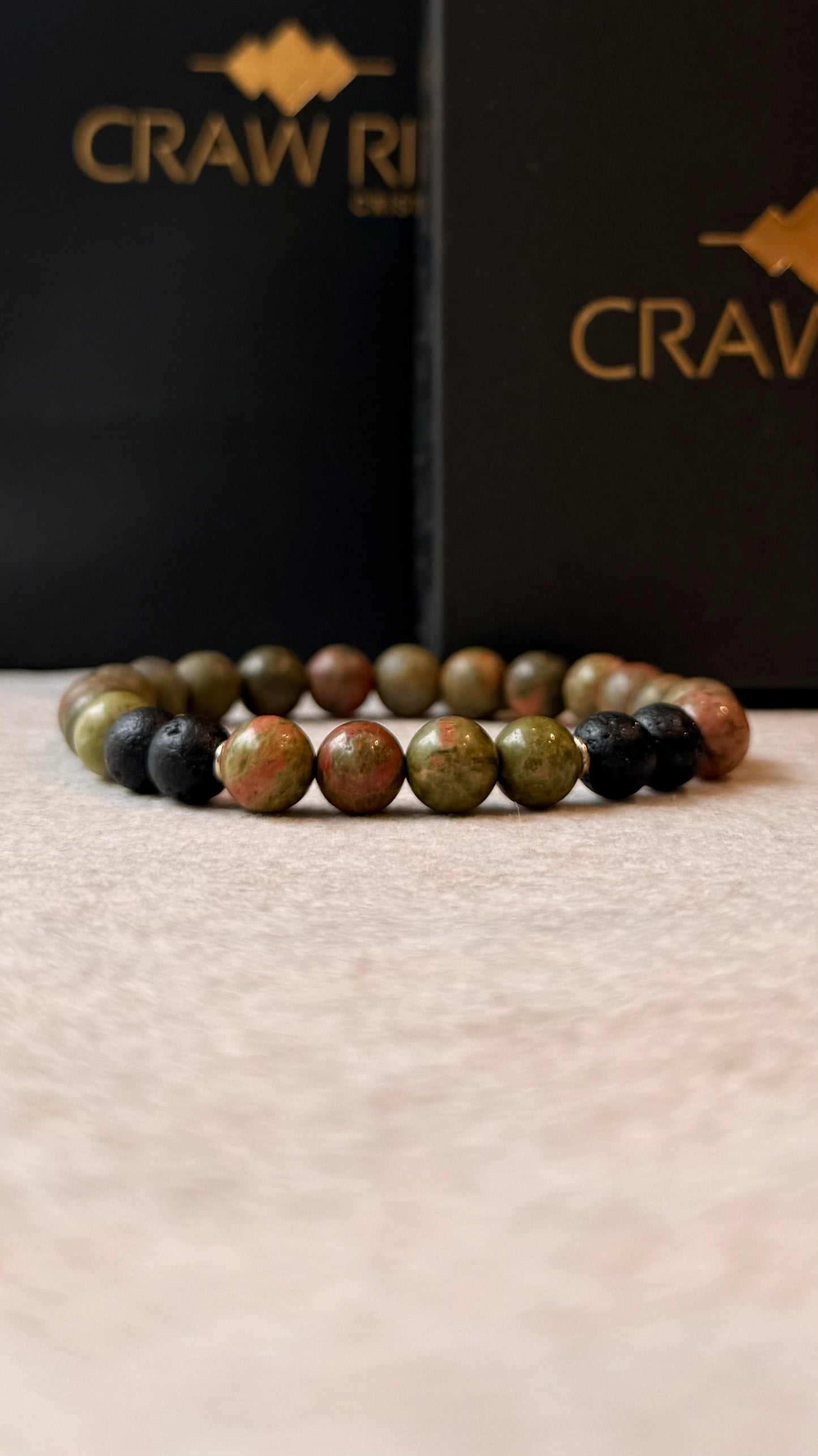 CR Originals | Unakita e Lava Vulcânica – Autoconhecimento, Visão e Proteção (Prata 950)