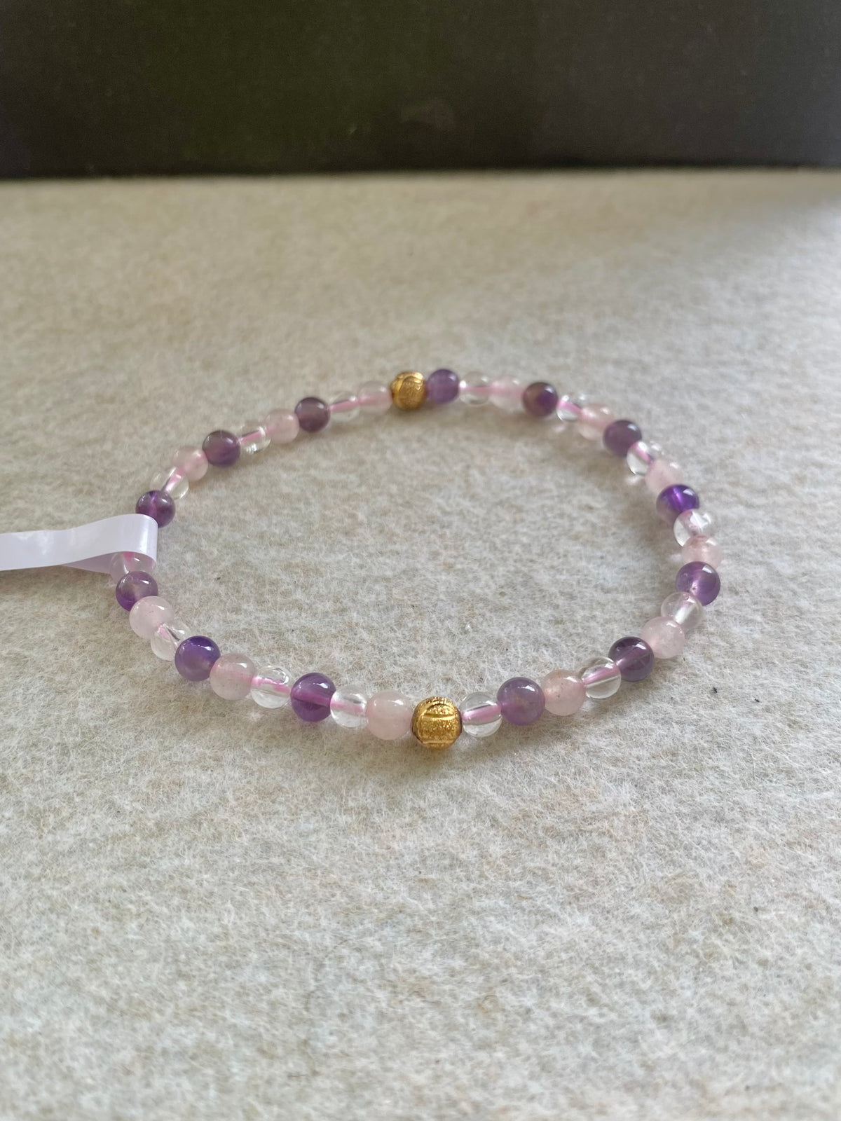 CR Line | Harmonia e Clareza — Ametista, Quartzo Rosa & Quartzo Cristal