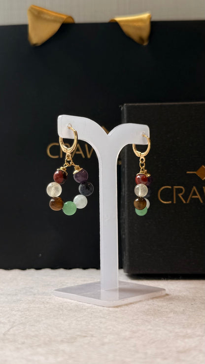 7 Chakras – Equilíbrio entre Mente, Corpo e Alma (Banho Ouro 18K) #BrincoGota