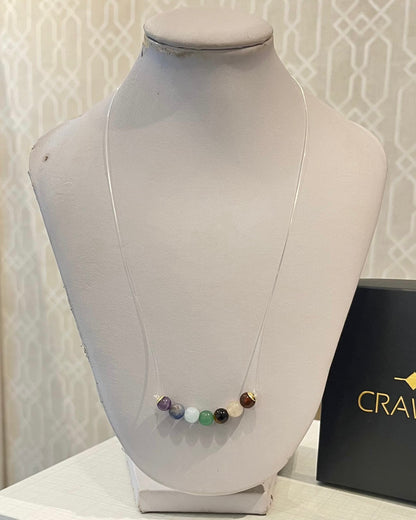 CR Ponto de Luz | Colar 7 Chakras – Equilíbrio entre a mente, corpo e alma (Banho Ouro 18K)