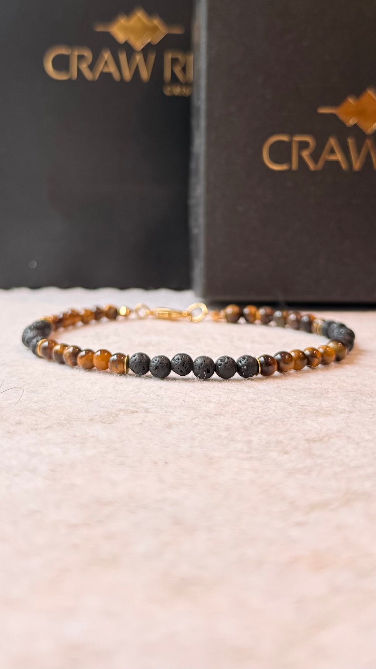 Olho de Tigre e Lava Vulcânica – Proteção, Prosperidade e Clareza #TornozeleiraCR