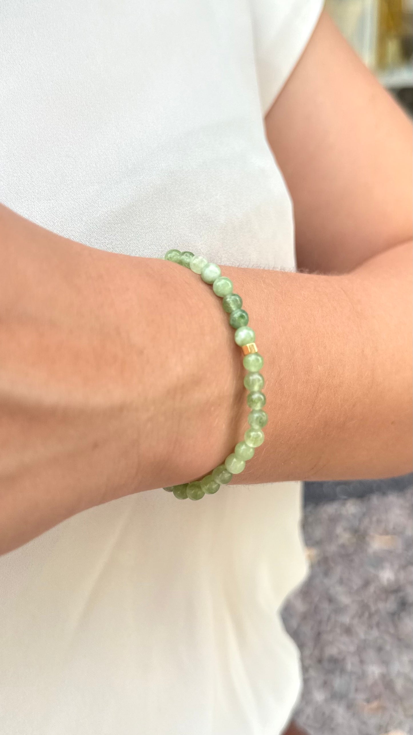 CR Line | Jade Verde – Boa Sorte, Harmonia e Prosperidade (Banho Ouro 18K)