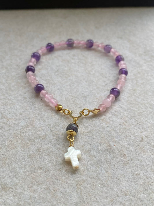 Quartzo Rosa • Ametista | Amor & Harmonia