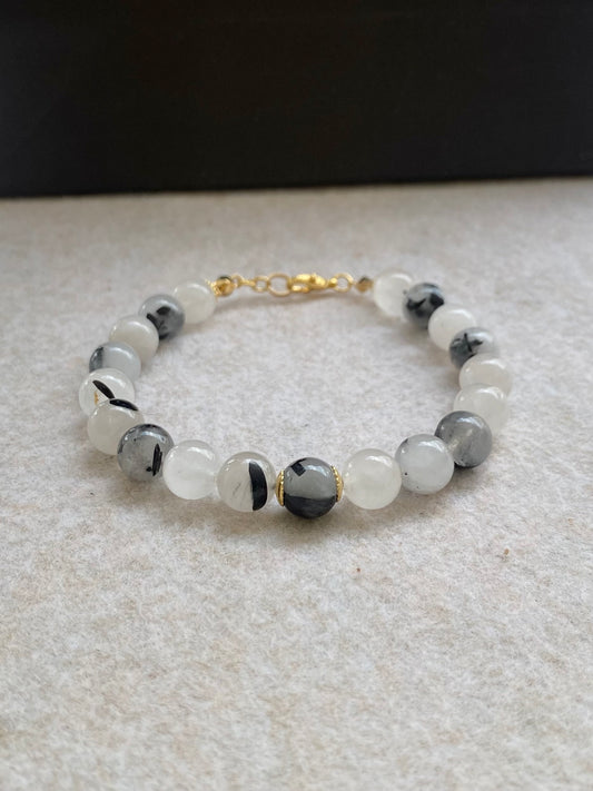 Quartzo Turmalinado | Clareza & Proteção