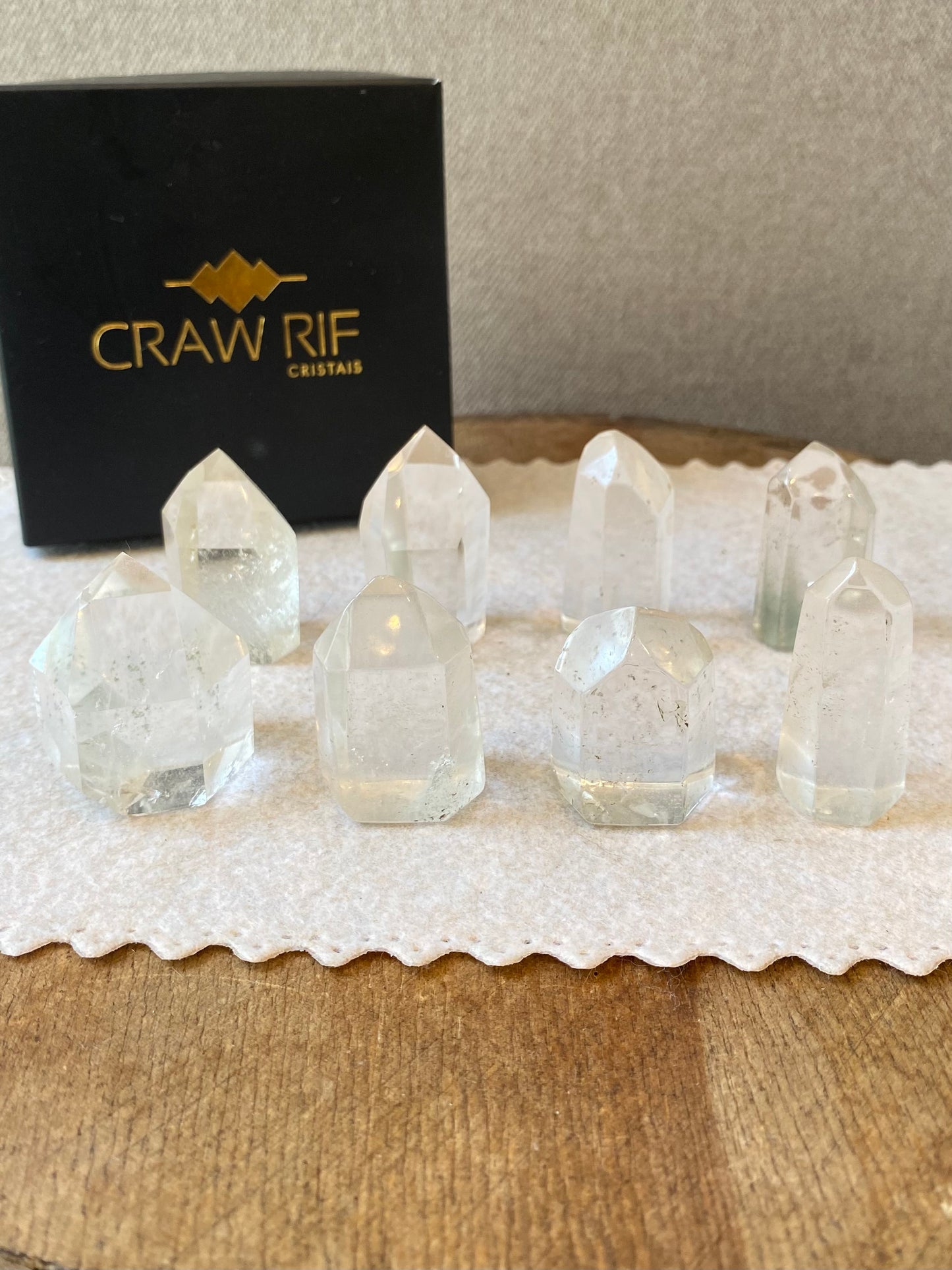 Mini Ponta de Quartzo Cristal – Clareza Mental, Purificação e Limpeza Energética