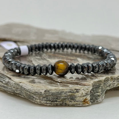 CR Essentials | Discos de Hematita e Olho de Tigre – Proteção, Coragem e Força Pessoal